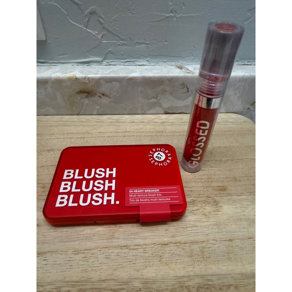 Sephora Collection Blush Palette 04 Heart Breaker & Glossed 80 Stiletto